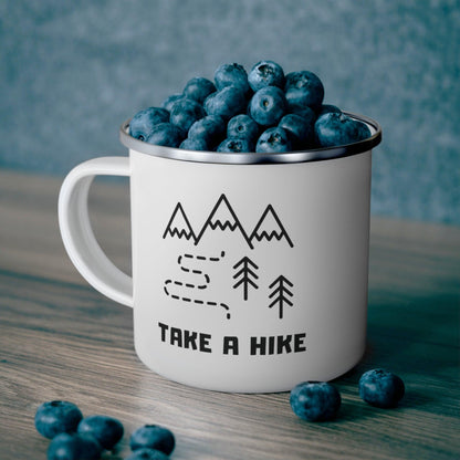 Take a Hike Enamel Camping Mug