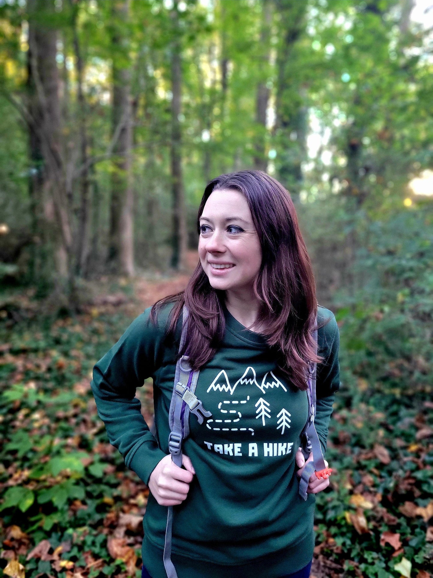Take a Hike Unisex organic sweatshirt - Wander Trails