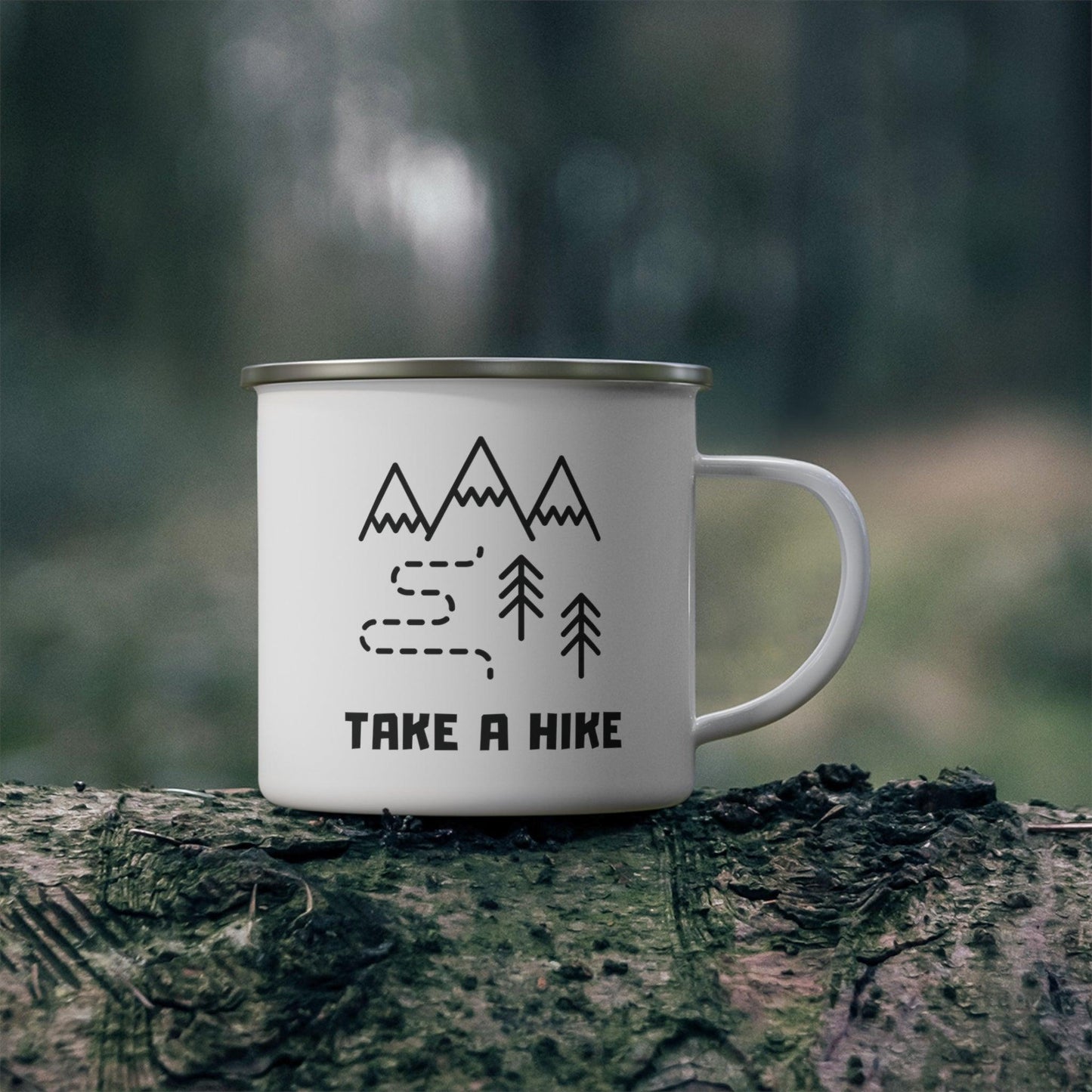 Take a Hike Enamel Camping Mug