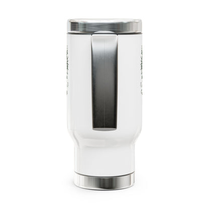 Cutest Little Camper Stainless Steel Travel Mug with Handle, 14oz