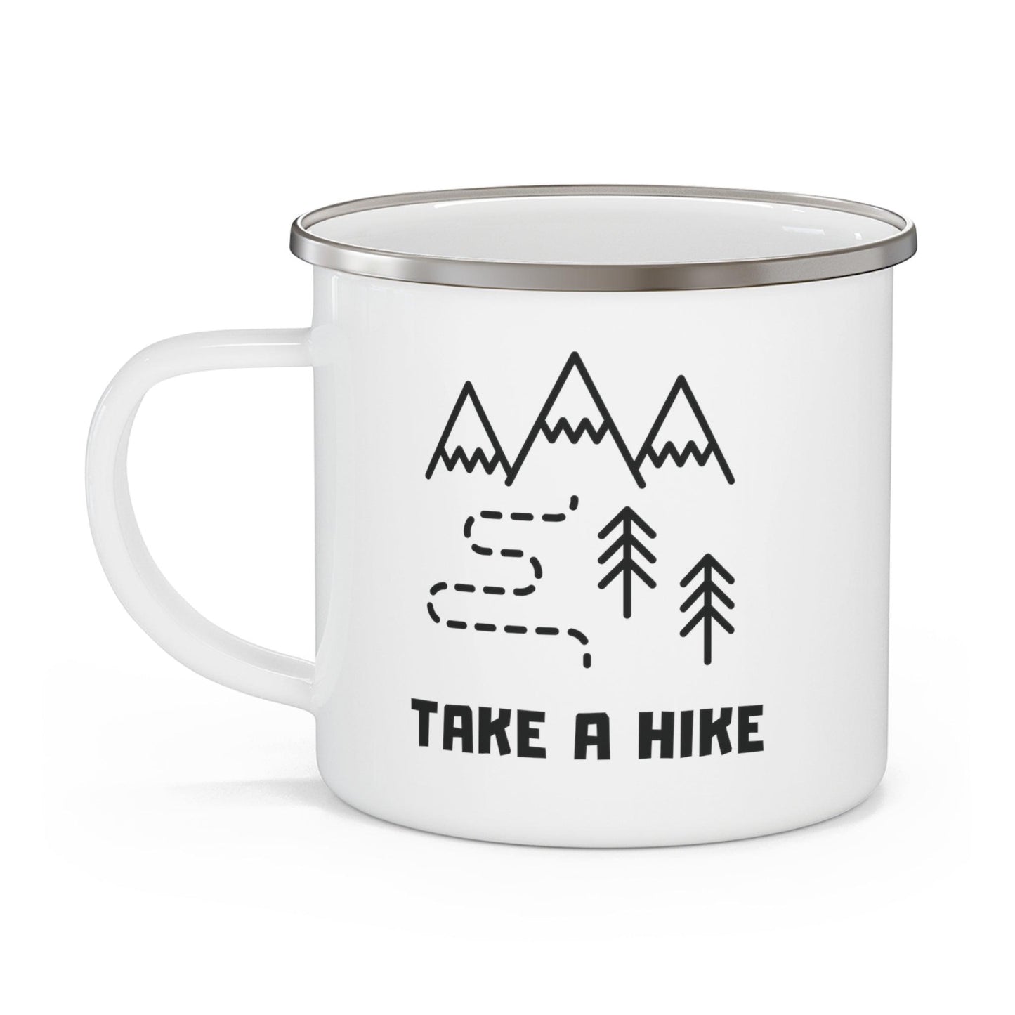 Take a Hike Enamel Camping Mug