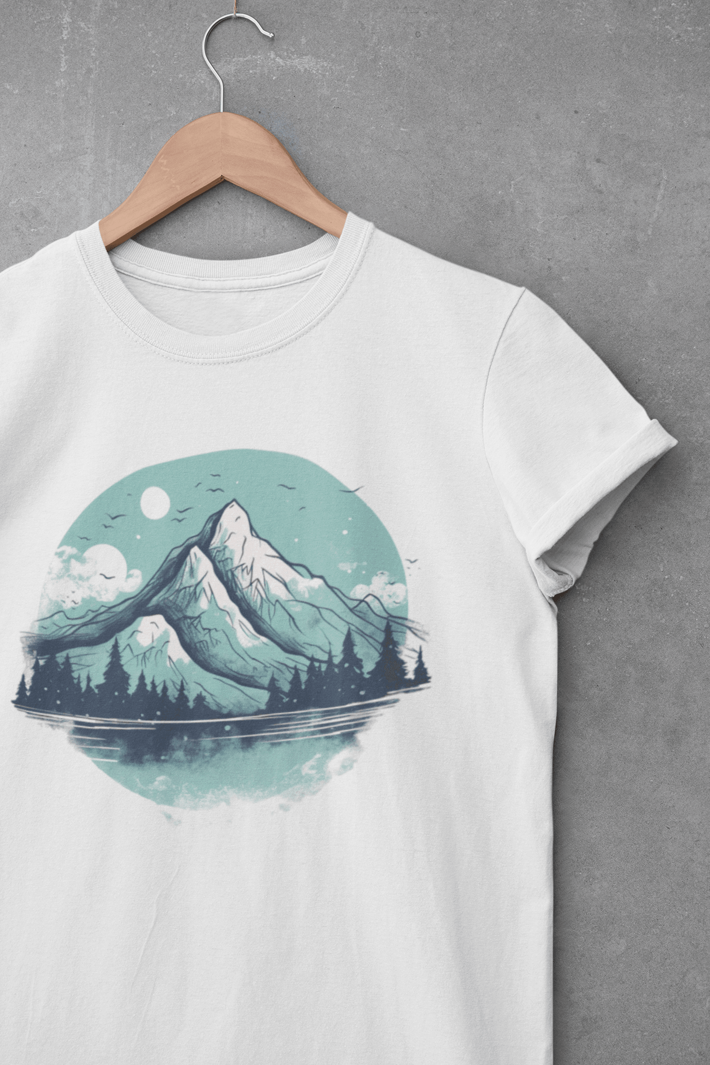 Green Lake Mountain Unisex t-shirt - Wander Trails