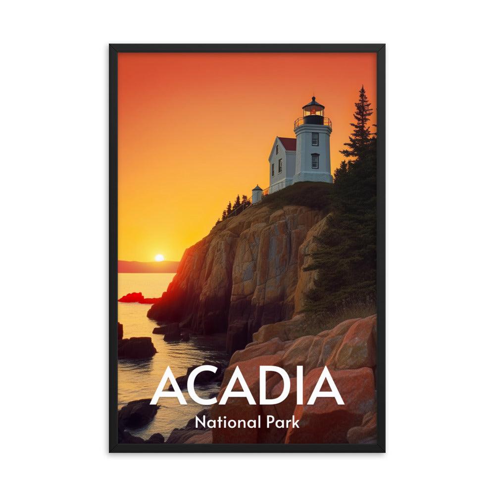 Acadia National Park Framed poster - Wander Trails