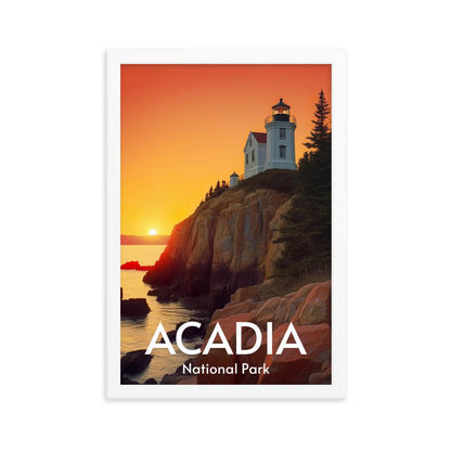 Acadia National Park Framed poster - Wander Trails