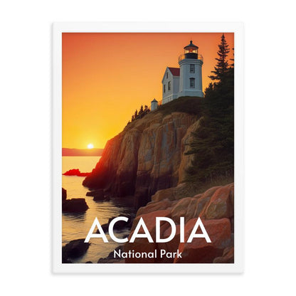 Acadia National Park Framed poster - Wander Trails