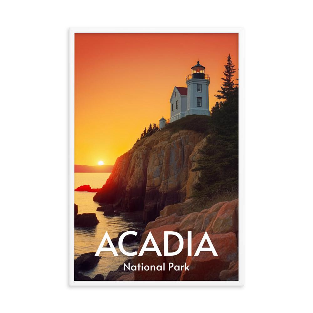 Acadia National Park Framed poster - Wander Trails