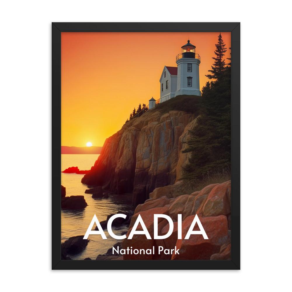 Acadia National Park Framed poster - Wander Trails