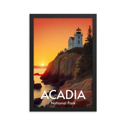 Acadia National Park Framed poster - Wander Trails