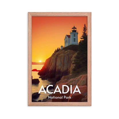 Acadia National Park Framed poster - Wander Trails