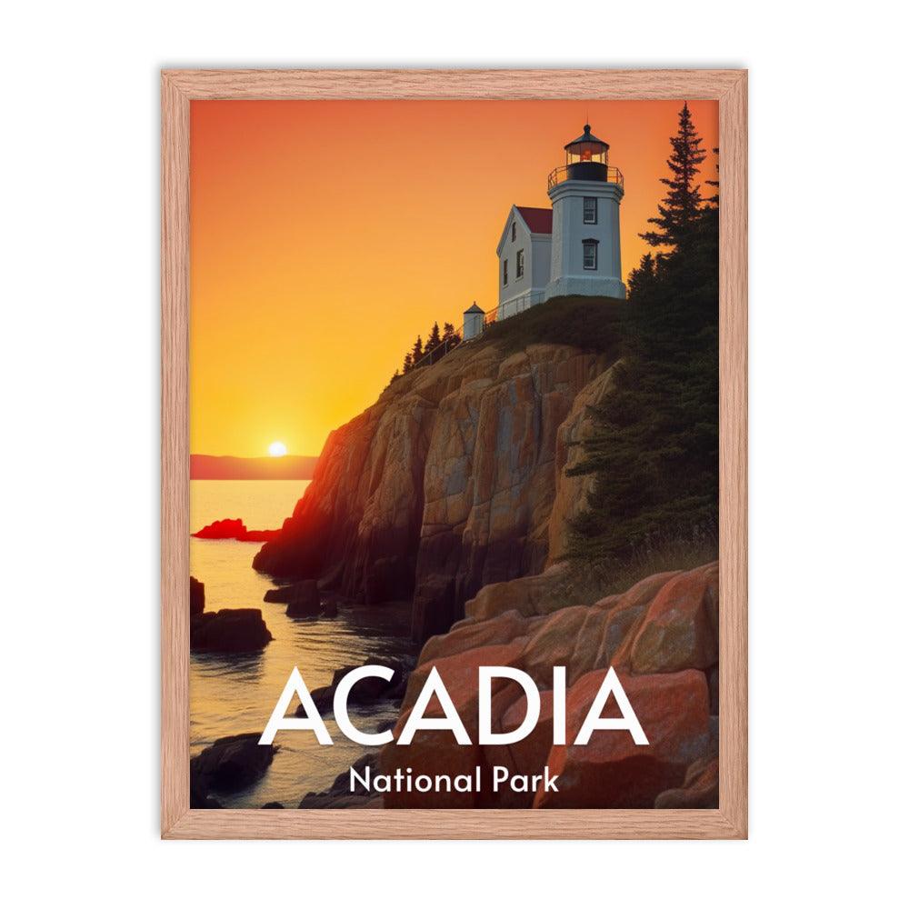 Acadia National Park Framed poster - Wander Trails