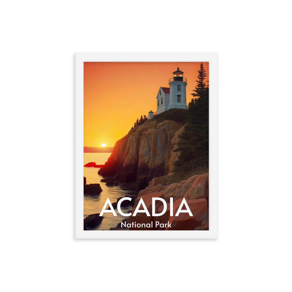 Acadia National Park Framed poster - Wander Trails