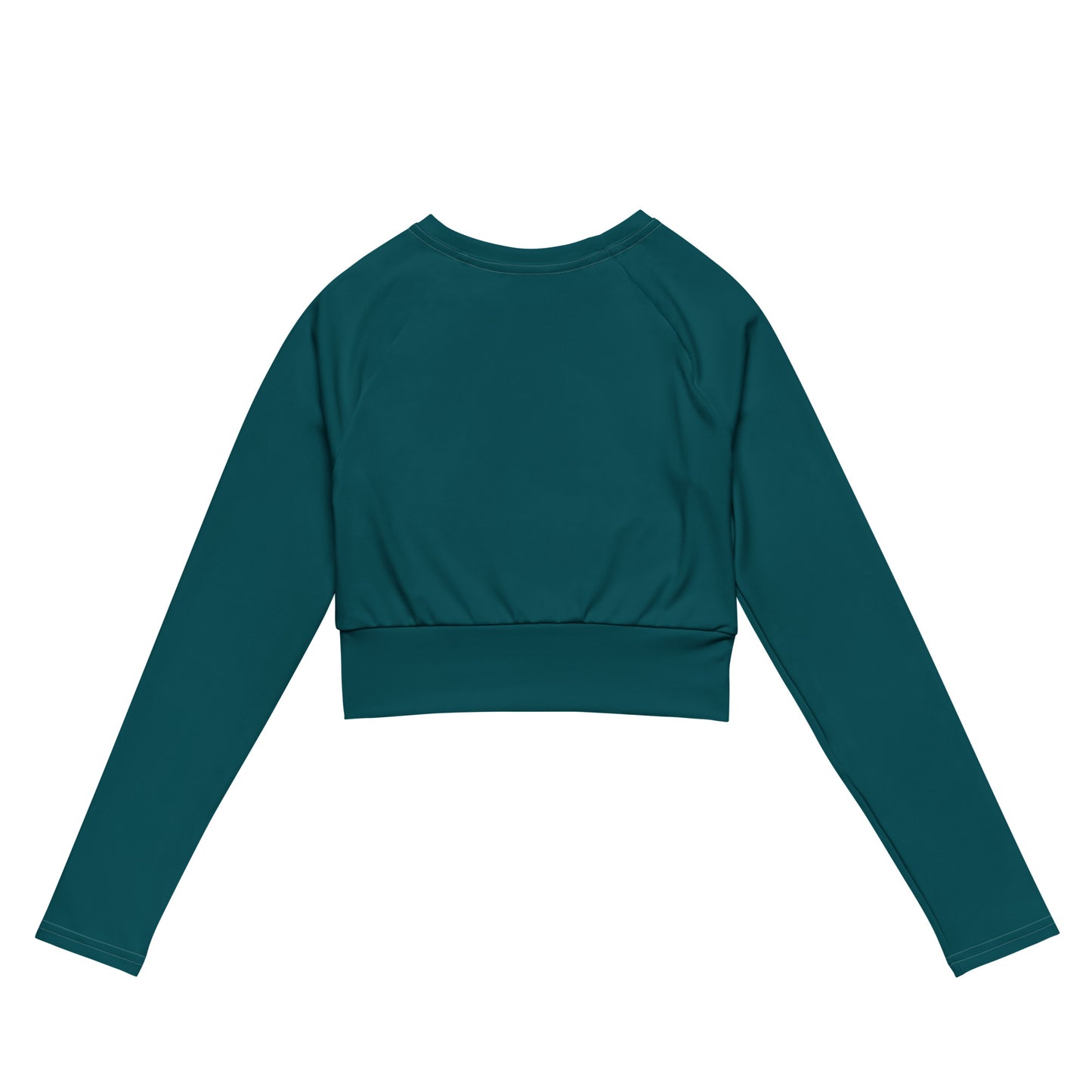 Forest Green long sleeve crop top