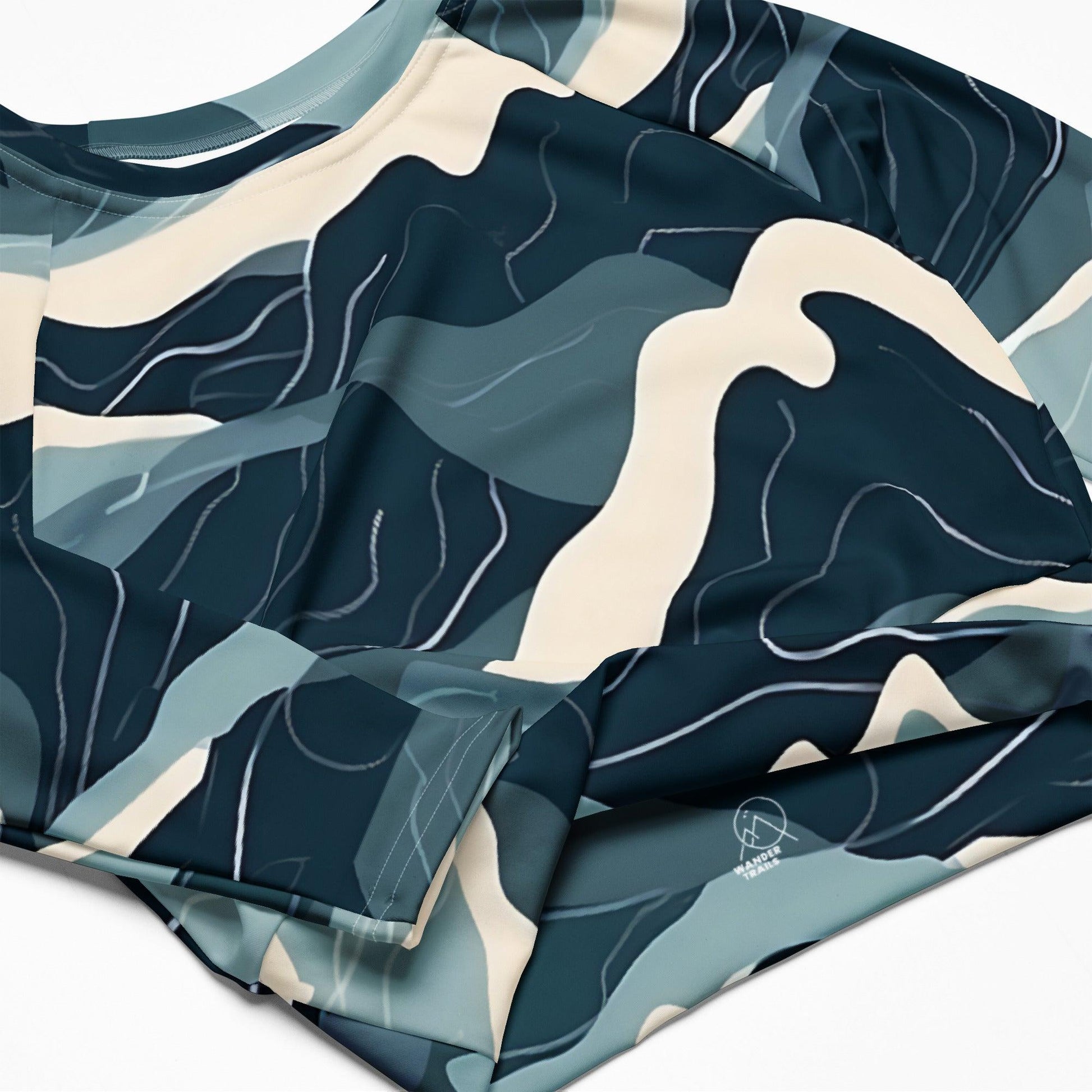 Glacier Flow Recycled Crop Top