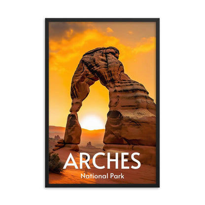 Arches National Park Framed poster - Wander Trails