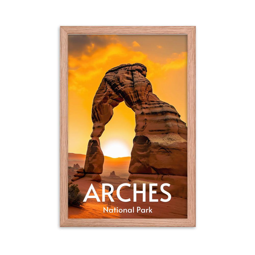 Arches National Park Framed poster - Wander Trails