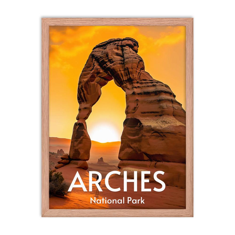 Arches National Park Framed poster - Wander Trails