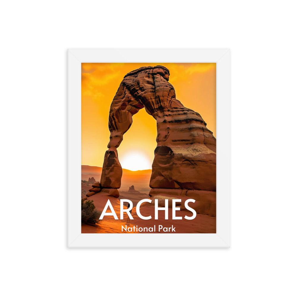 Arches National Park Framed poster - Wander Trails