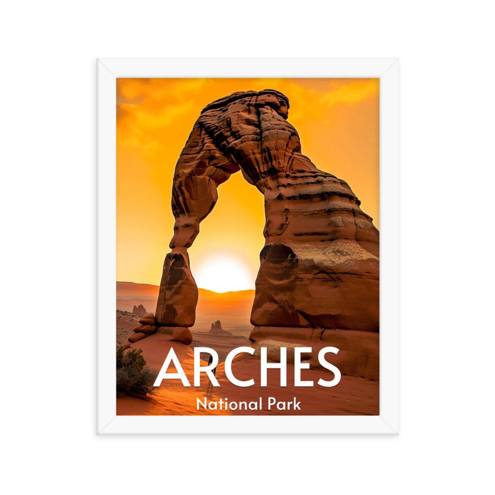 Arches National Park Framed poster - Wander Trails