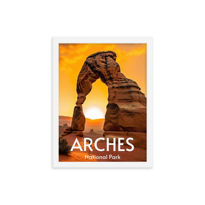 Arches National Park Framed poster - Wander Trails