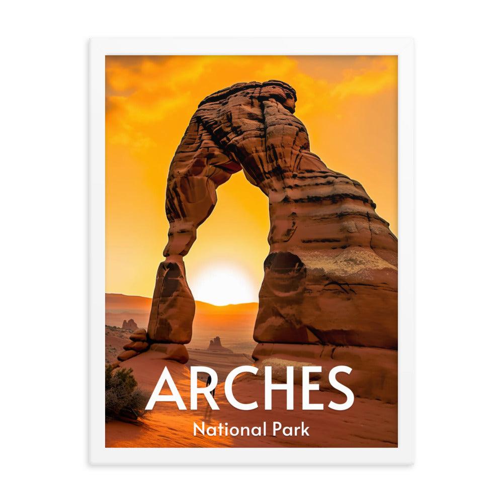 Arches National Park Framed poster - Wander Trails