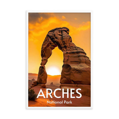 Arches National Park Framed poster - Wander Trails