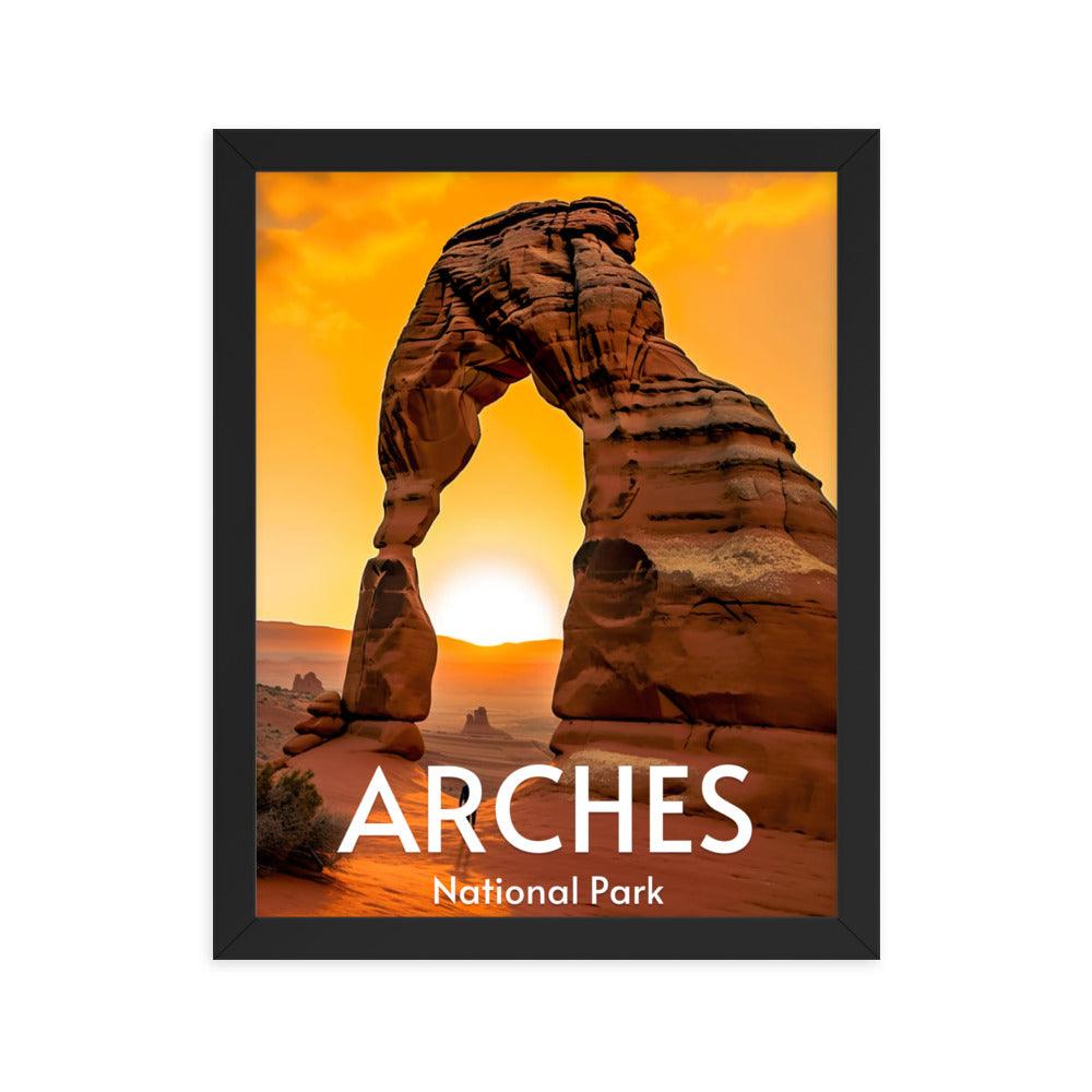 Arches National Park Framed poster - Wander Trails