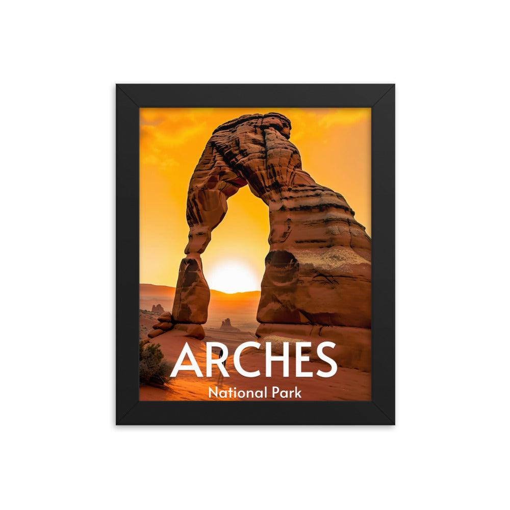 Arches National Park Framed poster - Wander Trails