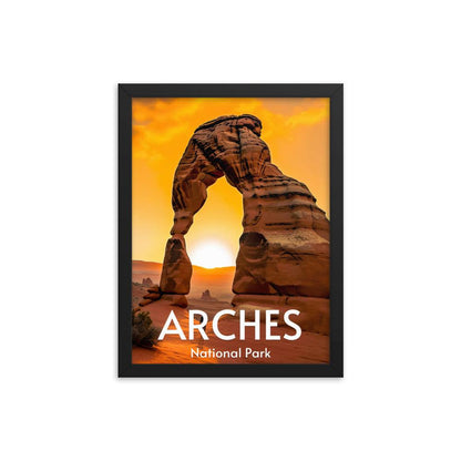 Arches National Park Framed poster - Wander Trails