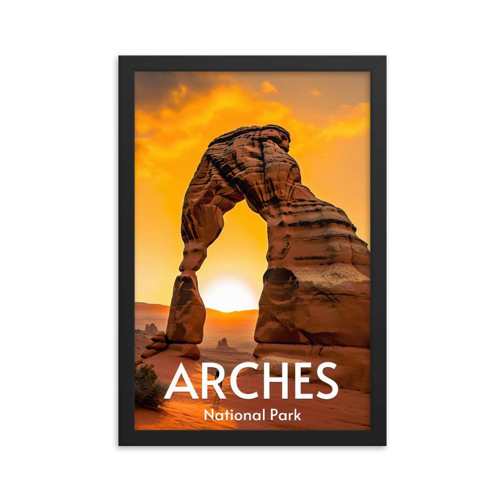 Arches National Park Framed poster - Wander Trails