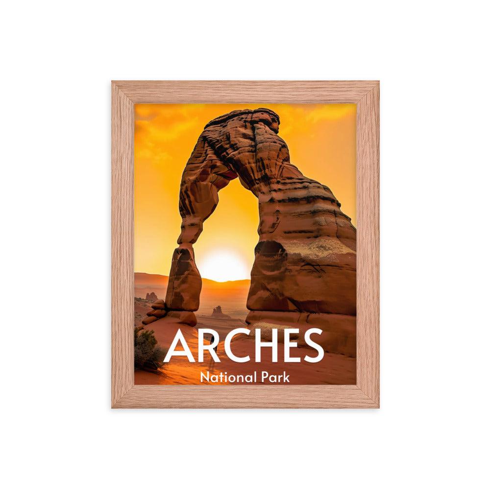 Arches National Park Framed poster - Wander Trails