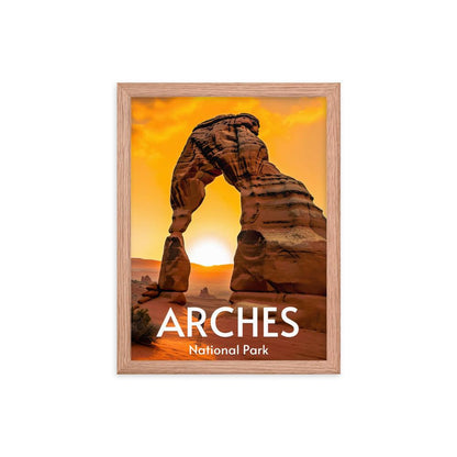 Arches National Park Framed poster - Wander Trails