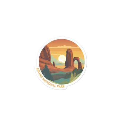 Arches National Park sticker - Wander Trails