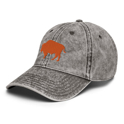 Bison Vintage Dad Hat - Wander Trails