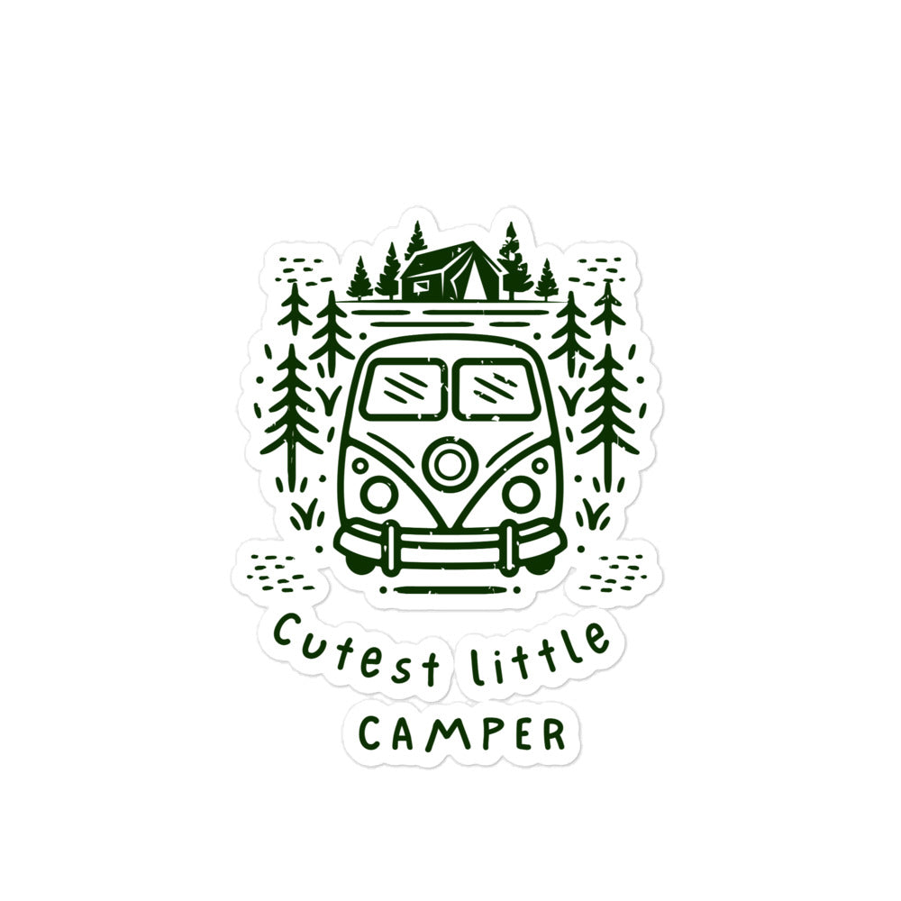 Cutest Little Camper sticker - Wander Trails