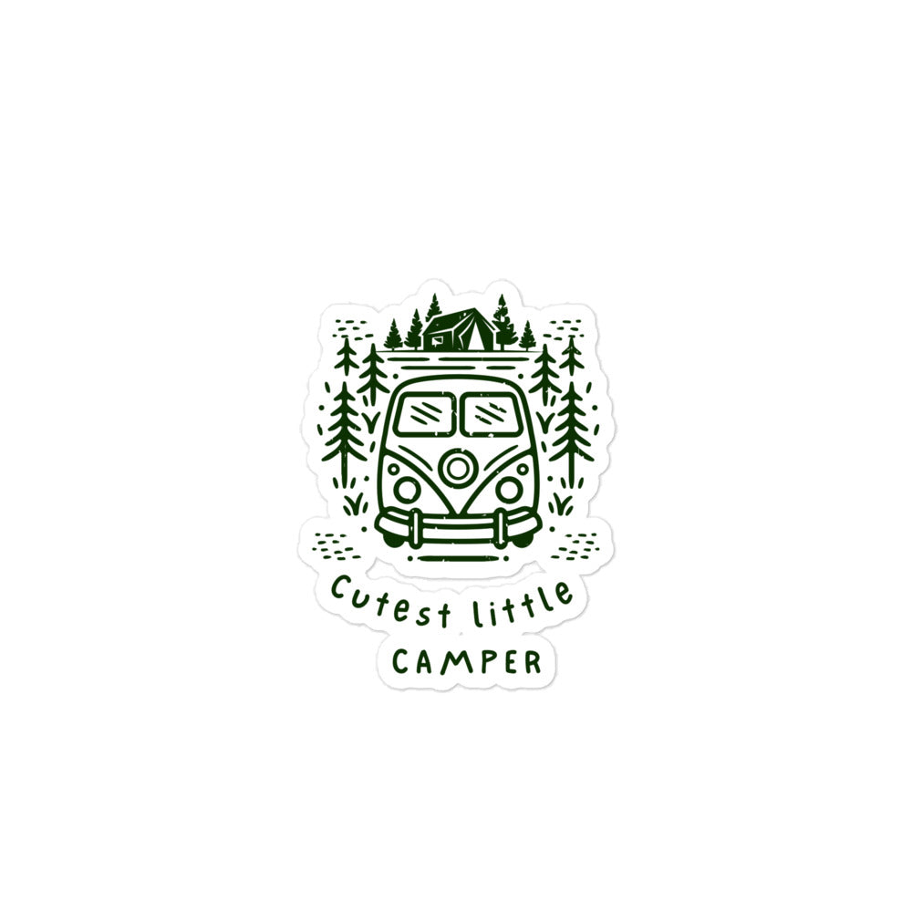 Cutest Little Camper sticker - Wander Trails