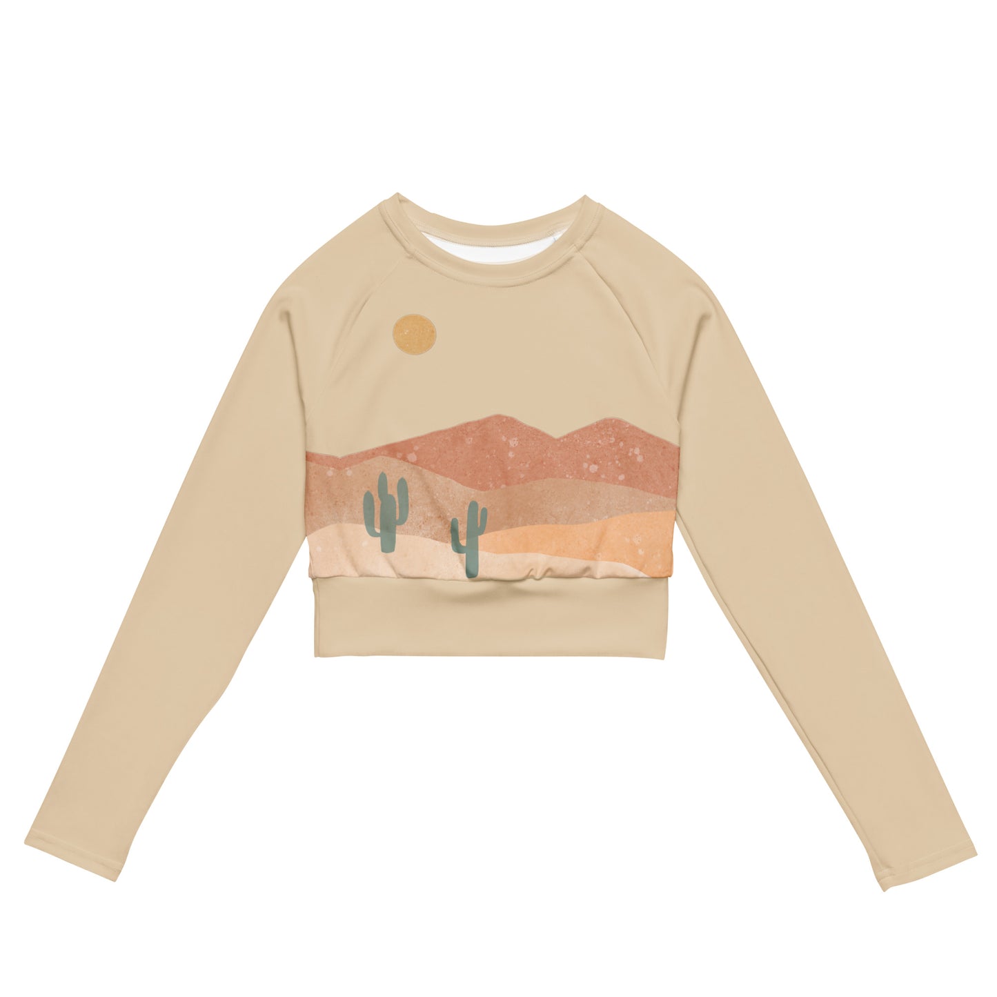 Desert Dream Long Sleeve Crop Top - Wander Trails