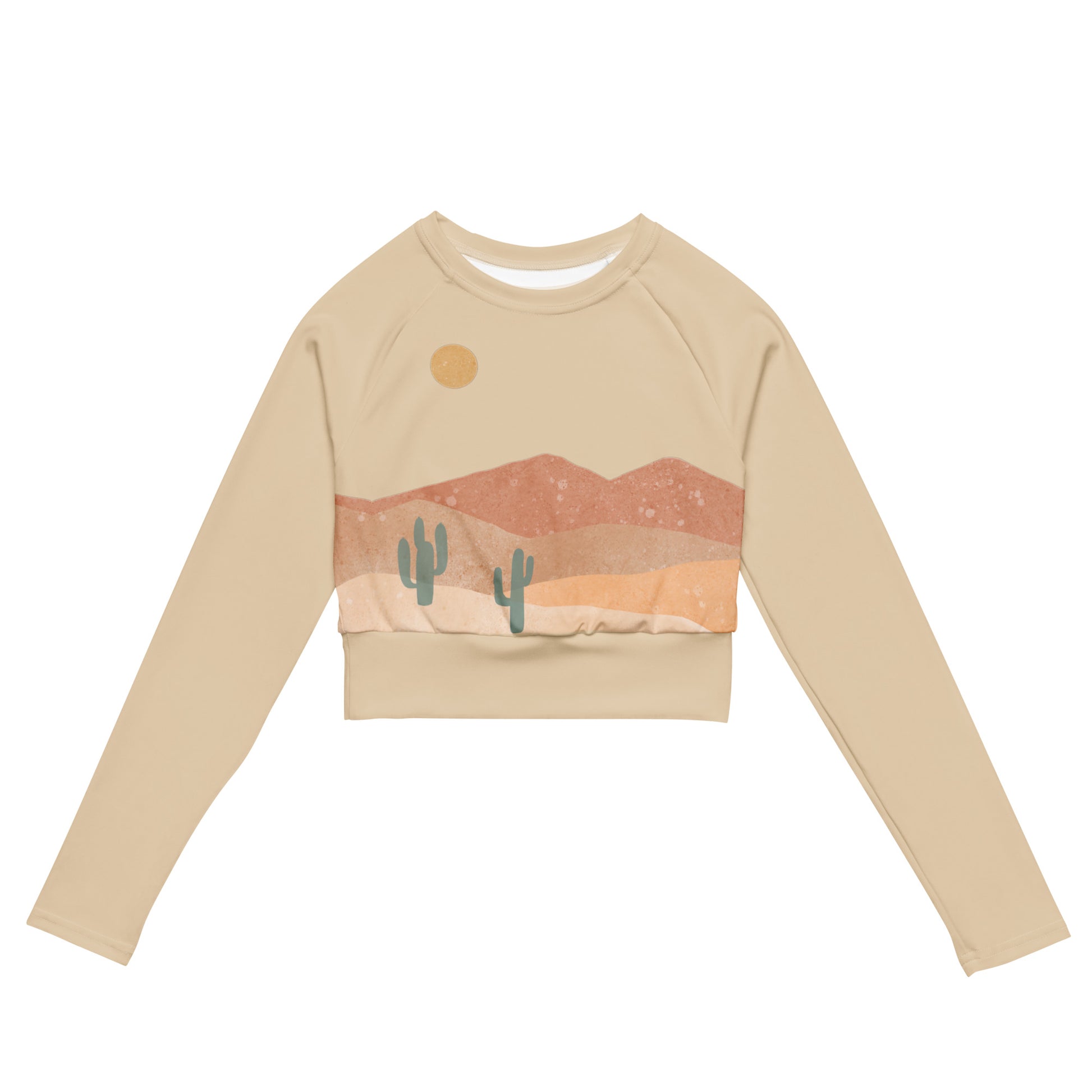 Desert Dream Long Sleeve Crop Top - Wander Trails