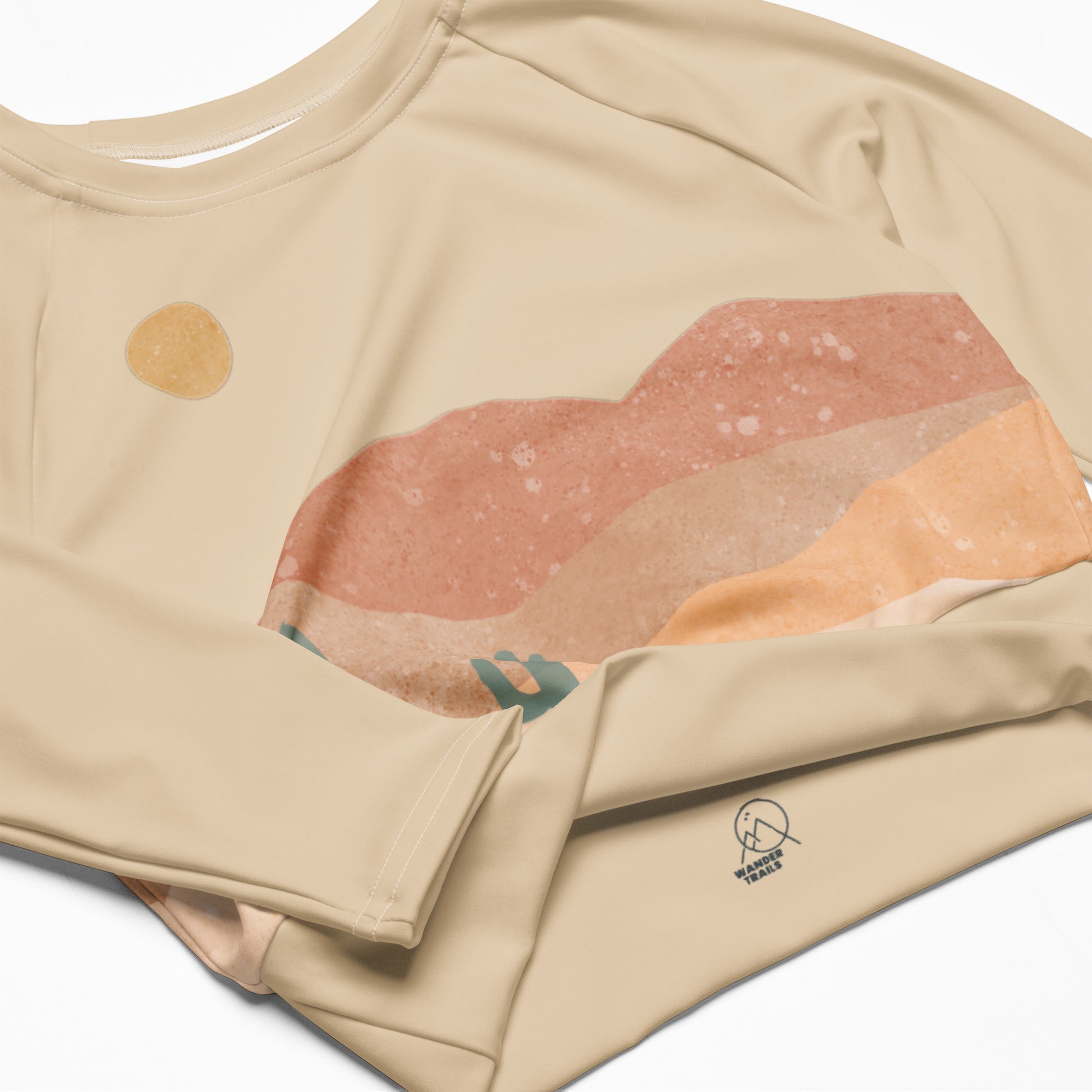 Desert Dream Long Sleeve Crop Top - Wander Trails