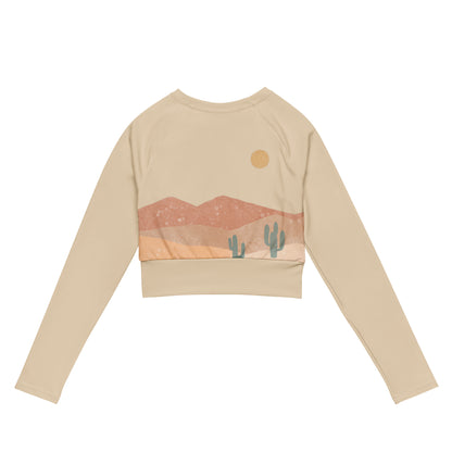 Desert Dream Long Sleeve Crop Top - Wander Trails