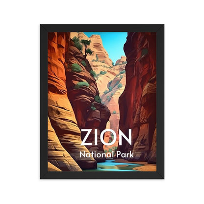 Zion National Park Framed poster