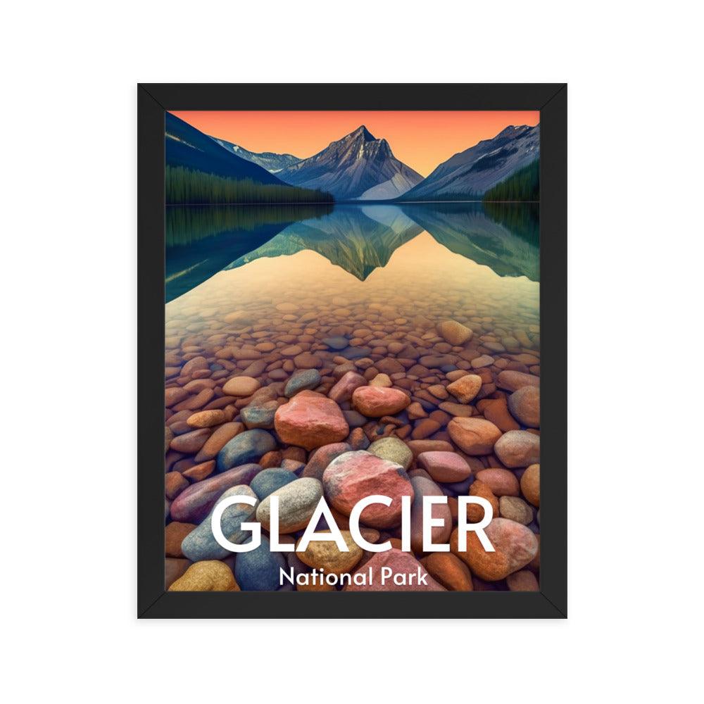 Glacier National Park Framed poster