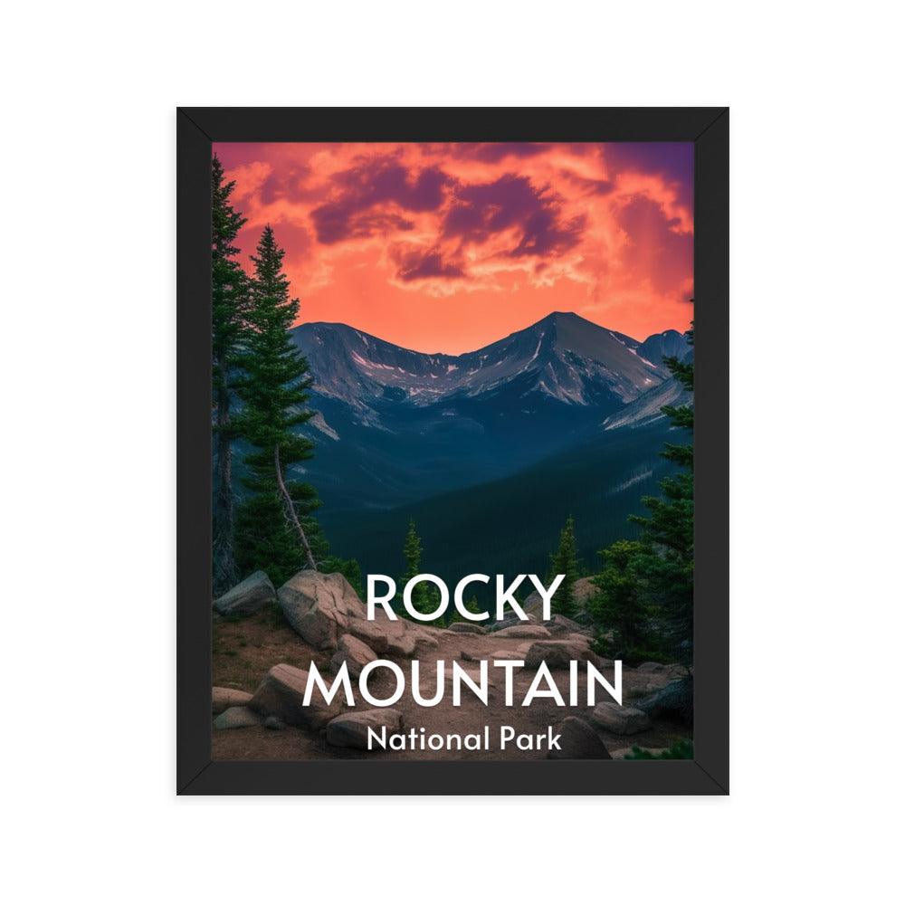 Rocky Mountain National Park Framed poster