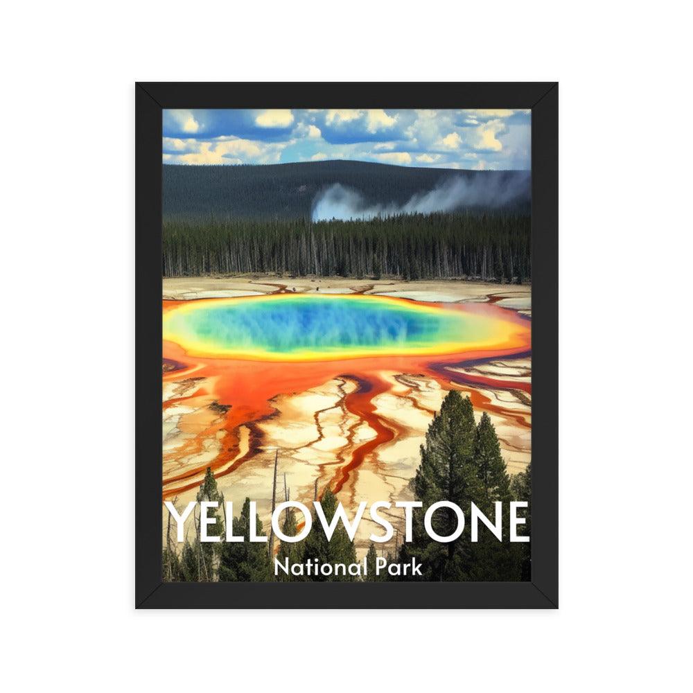 Yellowstone National Park Framed poster