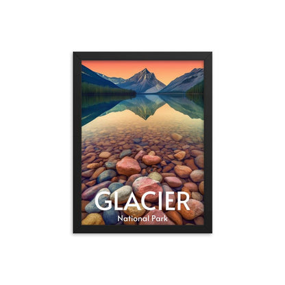 Glacier National Park Framed poster