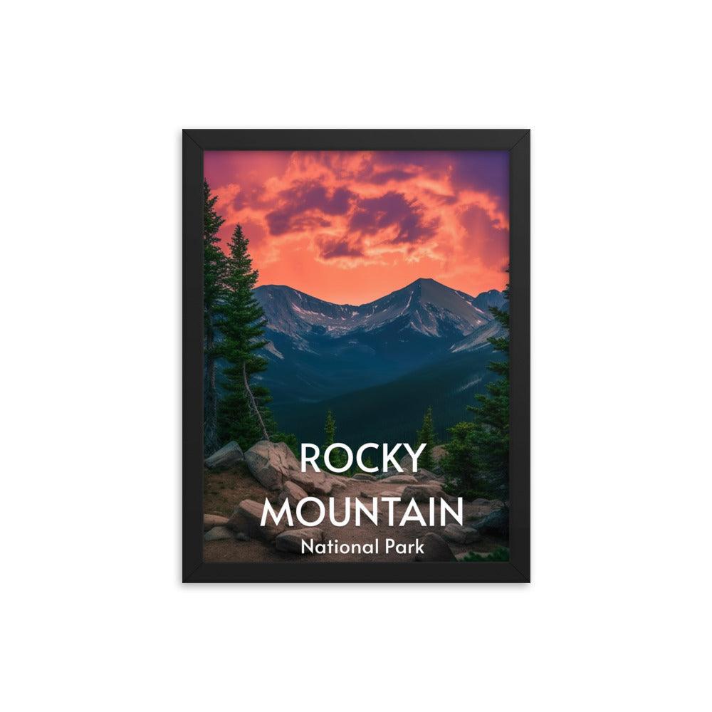 Rocky Mountain National Park Framed poster