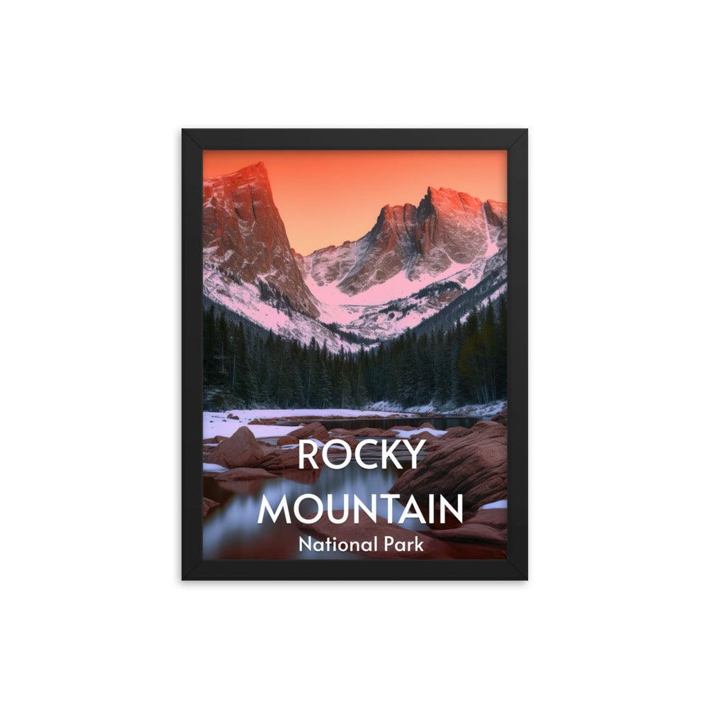 Rocky Mountain National Park Framed poster