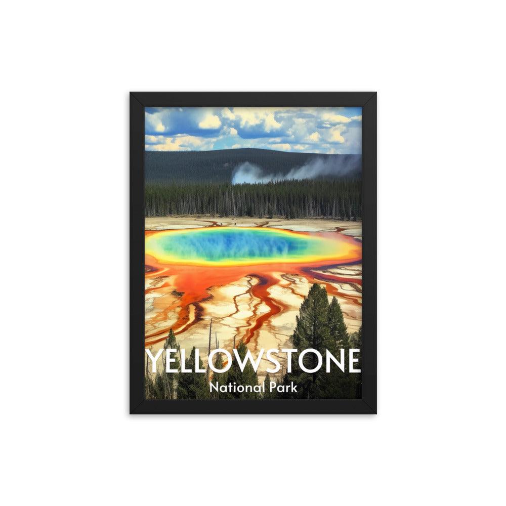 Yellowstone National Park Framed poster