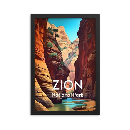 Zion National Park Framed poster