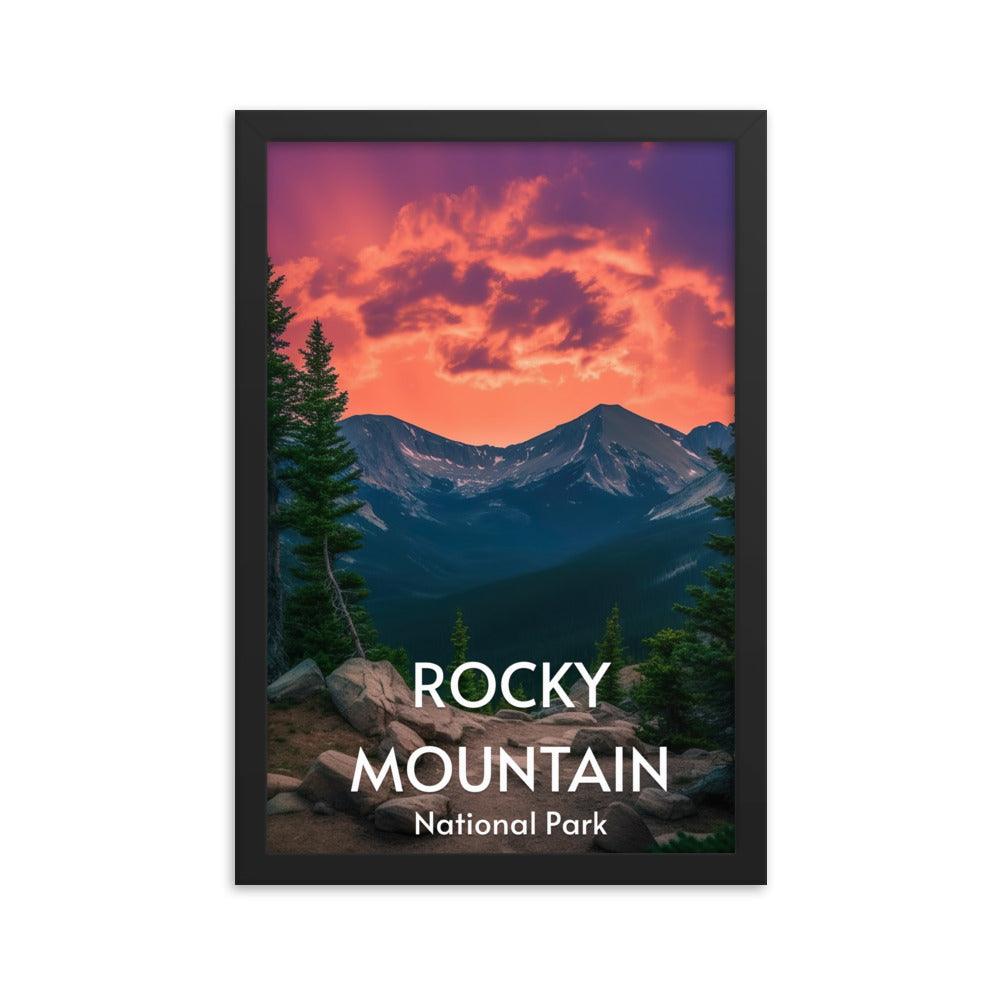 Rocky Mountain National Park Framed poster