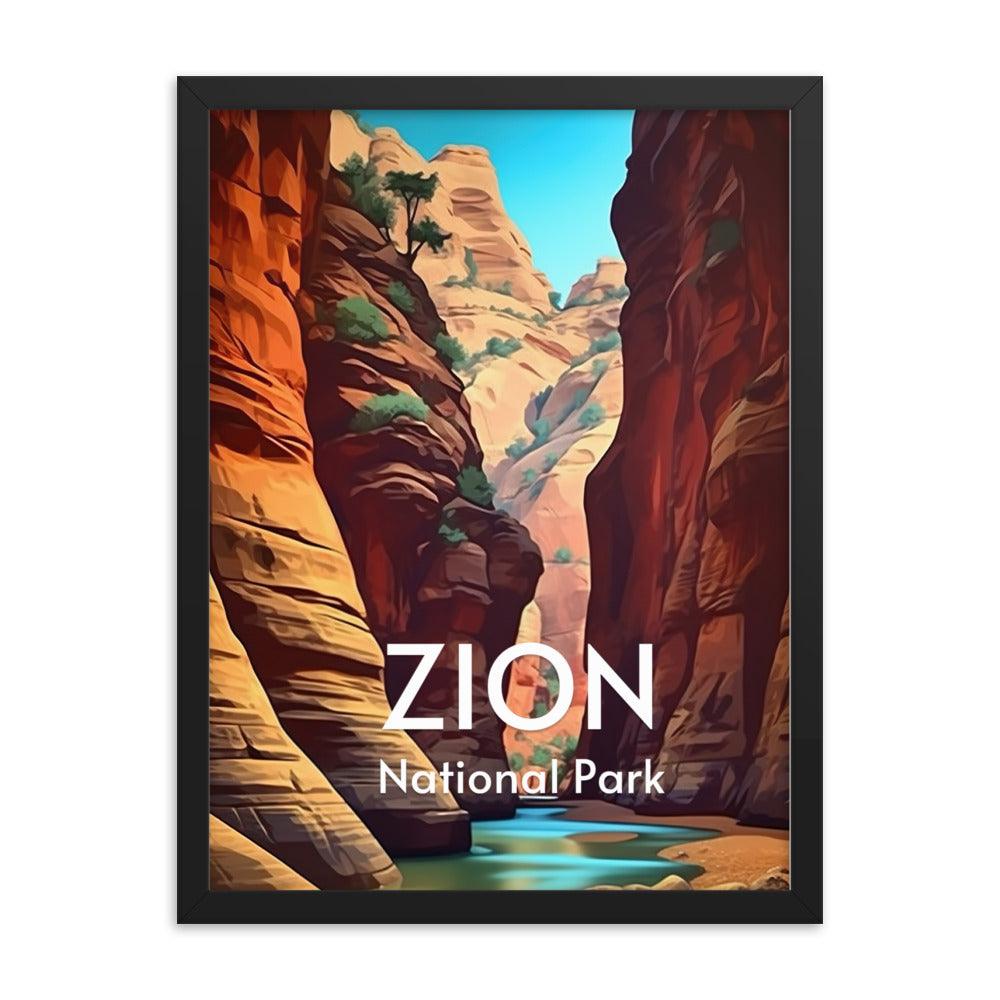 Zion National Park Framed poster